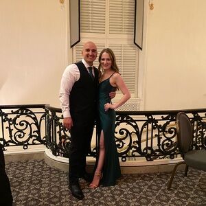 Elegant Teal Evening Gown